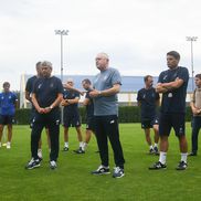 Mircea Lucescu și Igor Surkis, la prima ședință de pregătire. Foto: FCDynamo.com