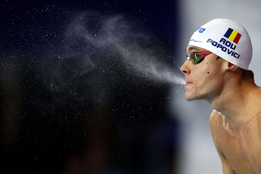 FOTO De ziua imnului, „Deșteaptă-te, române!” a răsunat la Singapore » „Vinovat”, campionul mondial David Popovici! Imagini magnifice