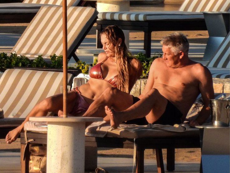 Silva Kapitanova și Bastain Schweinsteiger / Foto. sportal.blic.rs