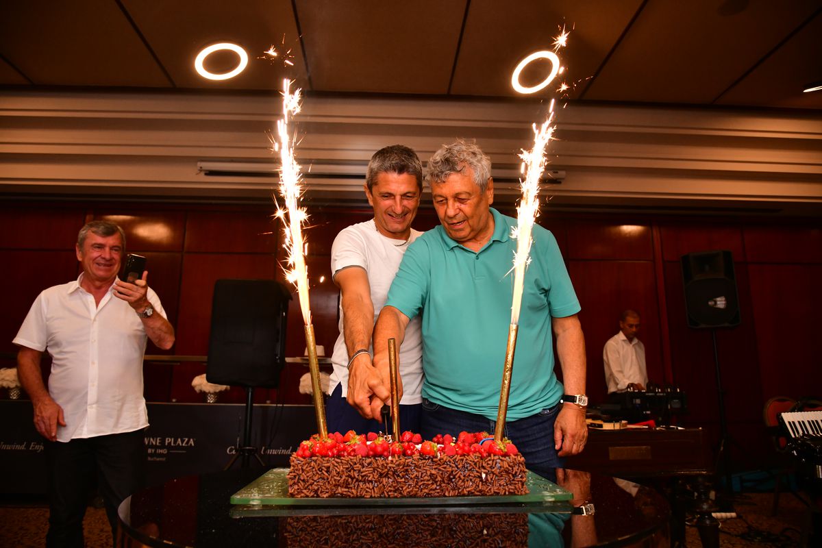 Imagini memorabile de la petrecerea lui Mircea Lucescu! George Copos a „rupt ariciul” buzunarului și a aruncat timid cu bani în lăutari