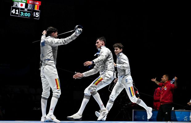 Toți pentru unul și unul pentru toți! » Medaliații cu bronz mondial la sabie pe echipe: „Încrederea reciprocă este cheia succesului nostru” »