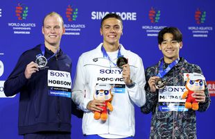 Viral! Cele două cuvinte postate de David Popovici, la două ore după cursa istorică din Singapore