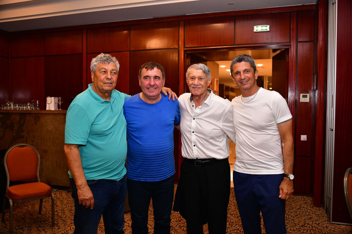 Imagini memorabile de la petrecerea lui Mircea Lucescu! George Copos a „rupt ariciul” buzunarului și a aruncat timid cu bani în lăutari