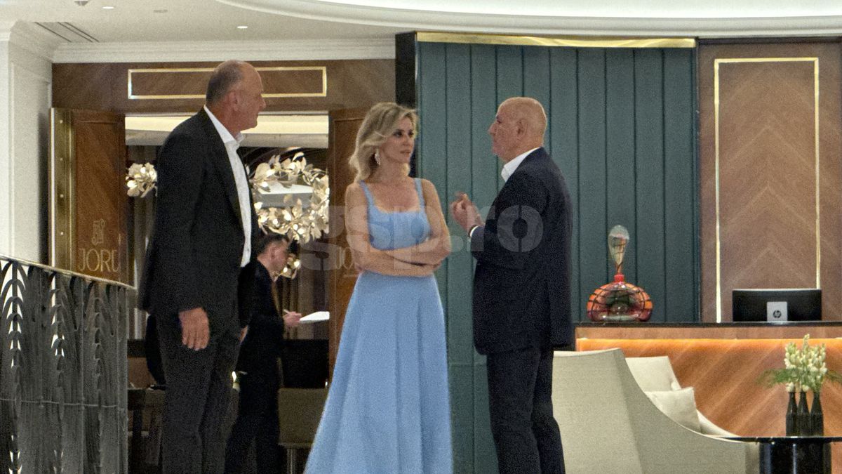 George Copos si Dan Sucu la ziua lui Mircea Lucescu