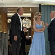 Dan Șucu, Diana Șucu și George Copos la ziua lui Mircea Lucescu. Foto: GSP.RO