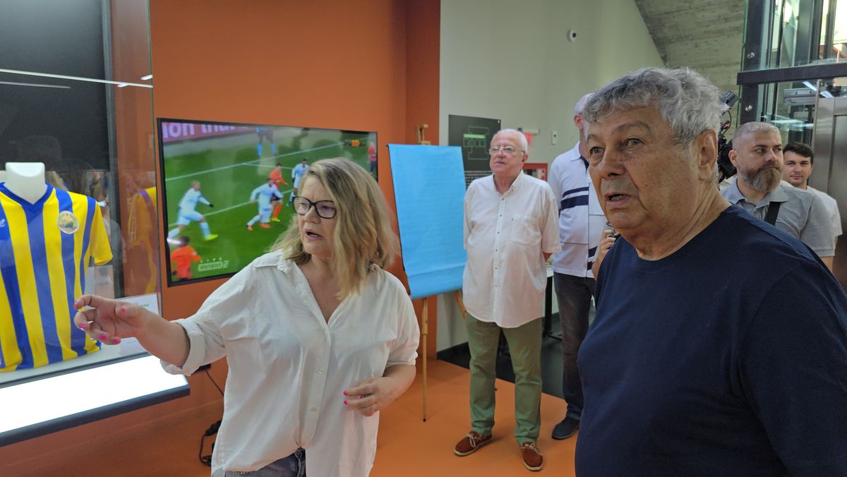 Mircea Lucescu, la Muzeul Fotbalului, în ziua în care a împlinit 80 de ani