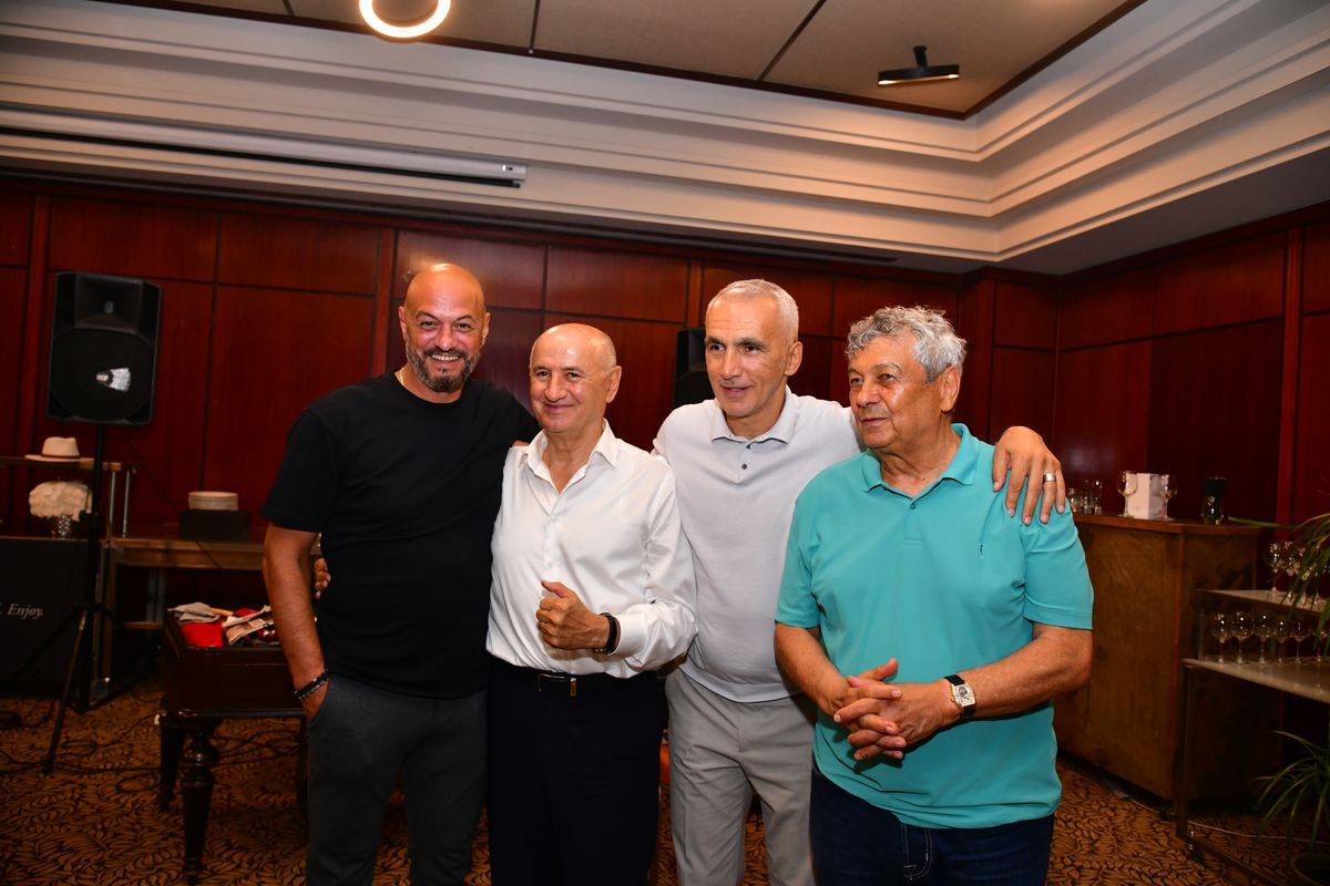 Imagini memorabile de la petrecerea lui Mircea Lucescu! George Copos a „rupt ariciul” buzunarului și a aruncat timid cu bani în lăutari