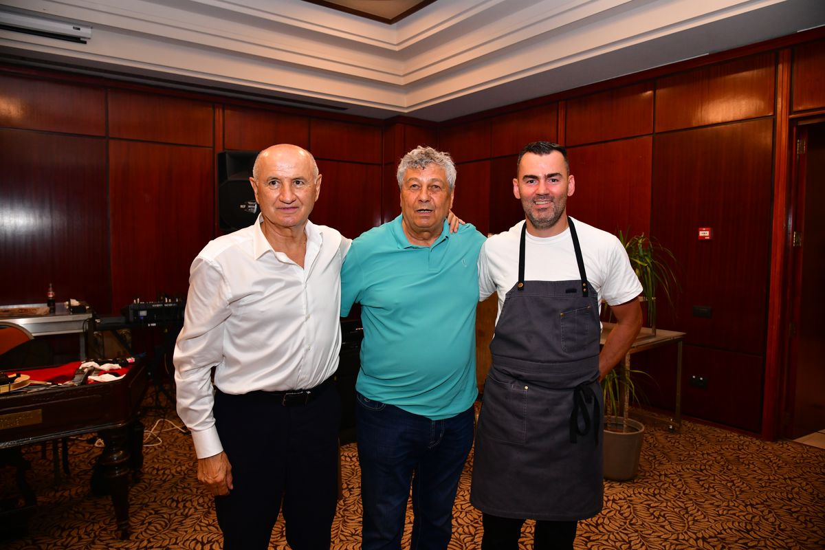 L-au făcut pe Copos să scoată banii! Imagini printre mese de la petrecerea lui Mircea Lucescu » Momentul care a declanșat o criză de râs