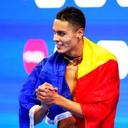 David Popovici, campion mondial la 200 de metri liber în Singapore! Imagini senzaționale la câteva secunde după triumf. Sursă: Getty Images