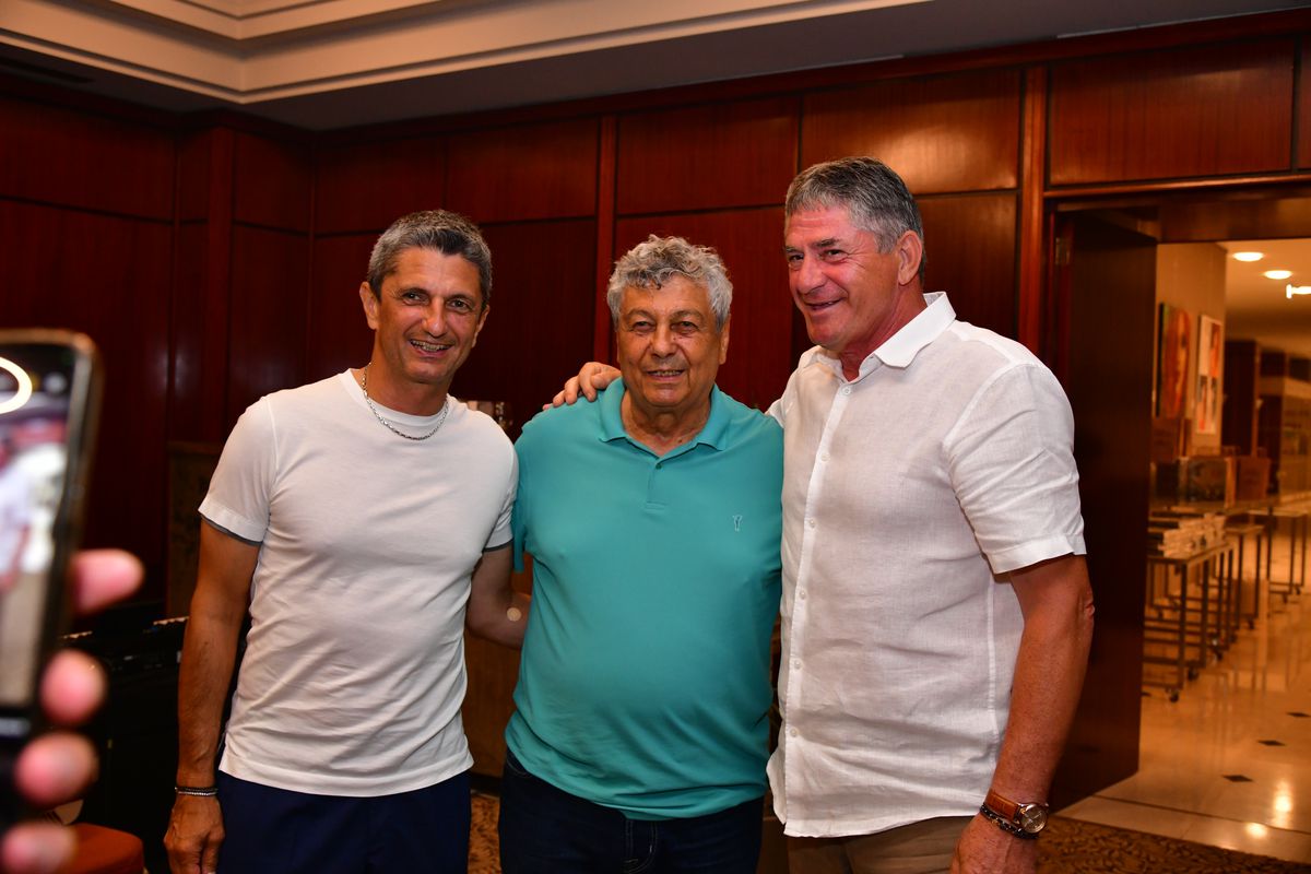 Imagini memorabile de la petrecerea lui Mircea Lucescu! George Copos a „rupt ariciul” buzunarului și a aruncat timid cu bani în lăutari