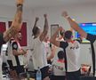 Campionii de la FCSB au urmărit finala lui David Popovici în vestiar! Explozie de bucurie: Chiricheș și Alibec, pe mese