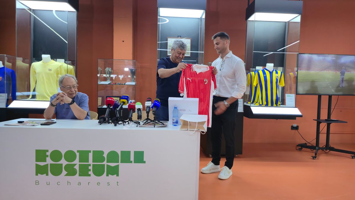 Mircea Lucescu, la Muzeul Fotbalului, în ziua în care a împlinit 80 de ani
