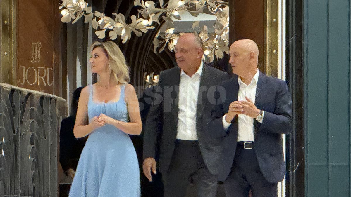 George Copos si Dan Sucu la ziua lui Mircea Lucescu