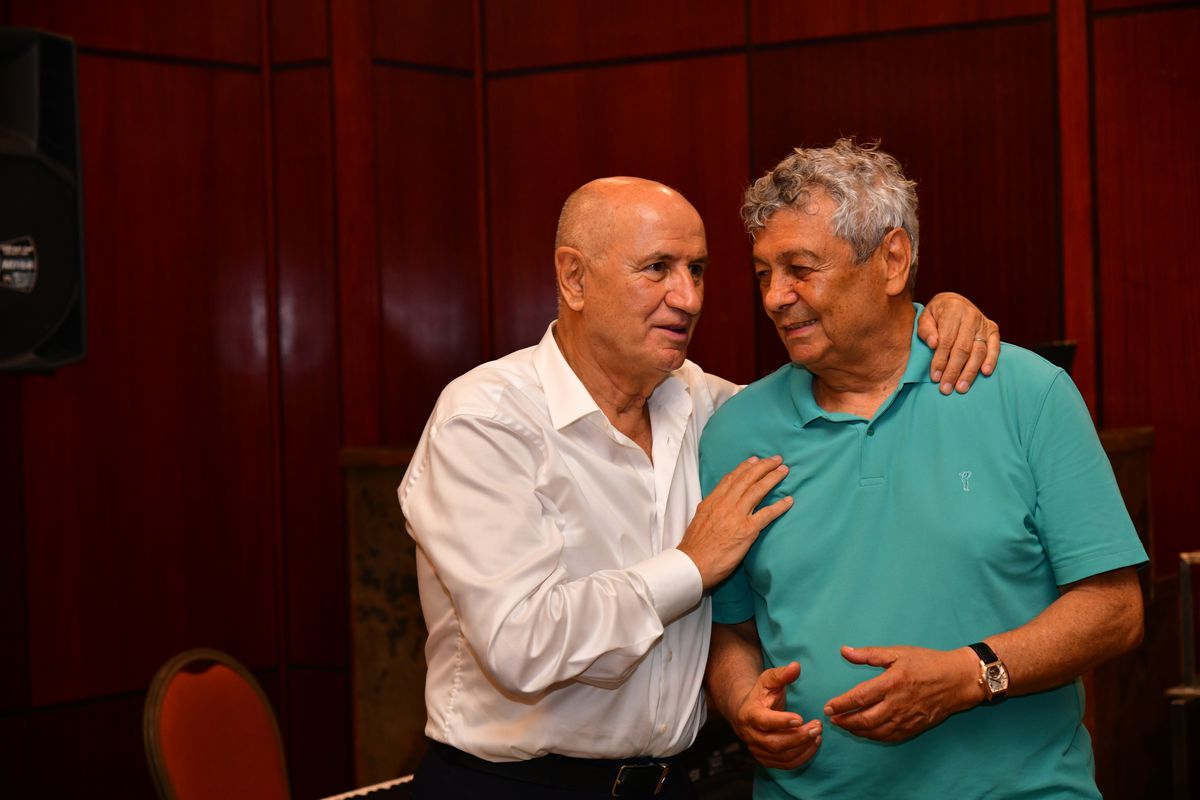 Imagini memorabile de la petrecerea lui Mircea Lucescu! George Copos a „rupt ariciul” buzunarului și a aruncat timid cu bani în lăutari