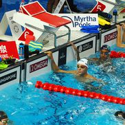 David Popovici, în finala la 200 m liber de la Campionatele Mondiale de natație / FOTO: Roxana Fleșeru (GSP.ro)