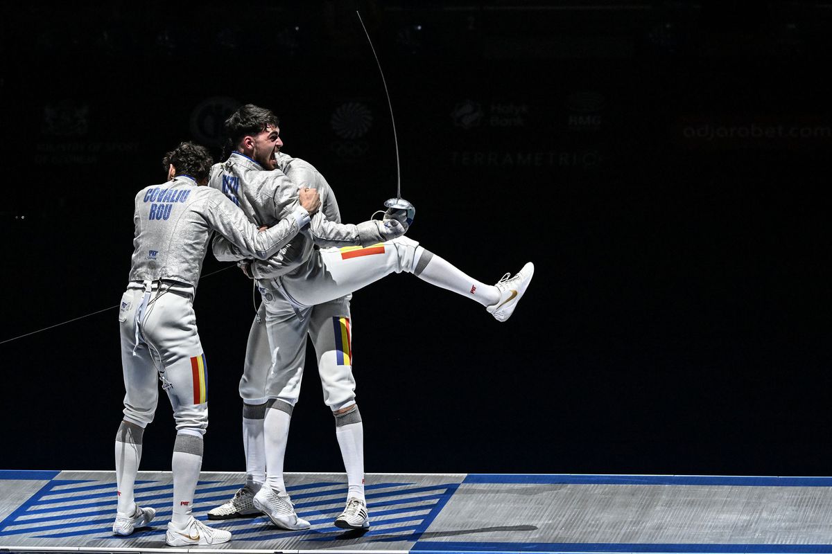 Echipa de sabie a României a câștigat medalia de bronz pe echipe la Campionatele Mondiale de la Tbilisi