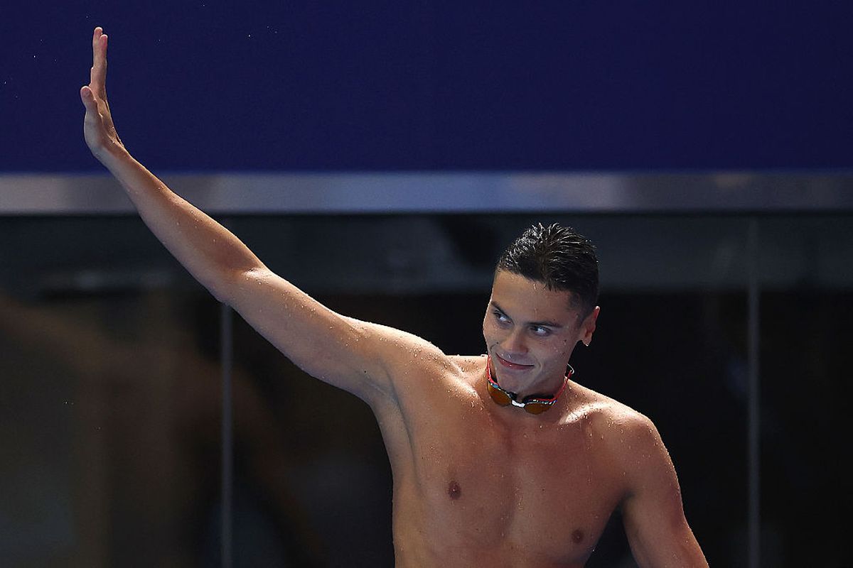 Camelia Potec, reacție după medalia de aur a lui David Popovici la 200 m liber: „Am avut o cursă de infarct”