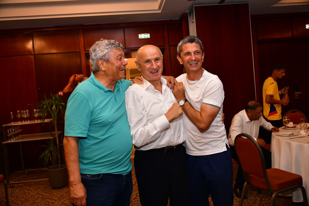 L-au făcut pe Copos să scoată banii! Imagini printre mese de la petrecerea lui Mircea Lucescu » Momentul care a declanșat o criză de râs