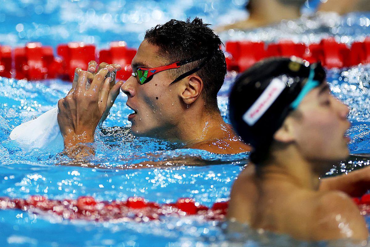 David Popovici, campion mondial la 200 de metri liber în Singapore