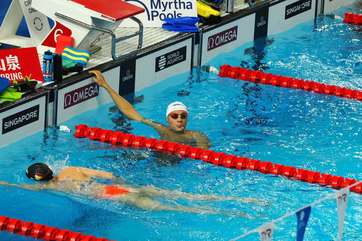 David Popovici, în finala la 200 m liber de la Campionatele Mondiale de natație