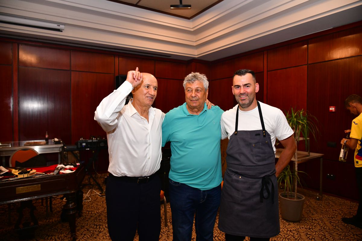 Imagini memorabile de la petrecerea lui Mircea Lucescu! George Copos a „rupt ariciul” buzunarului și a aruncat timid cu bani în lăutari