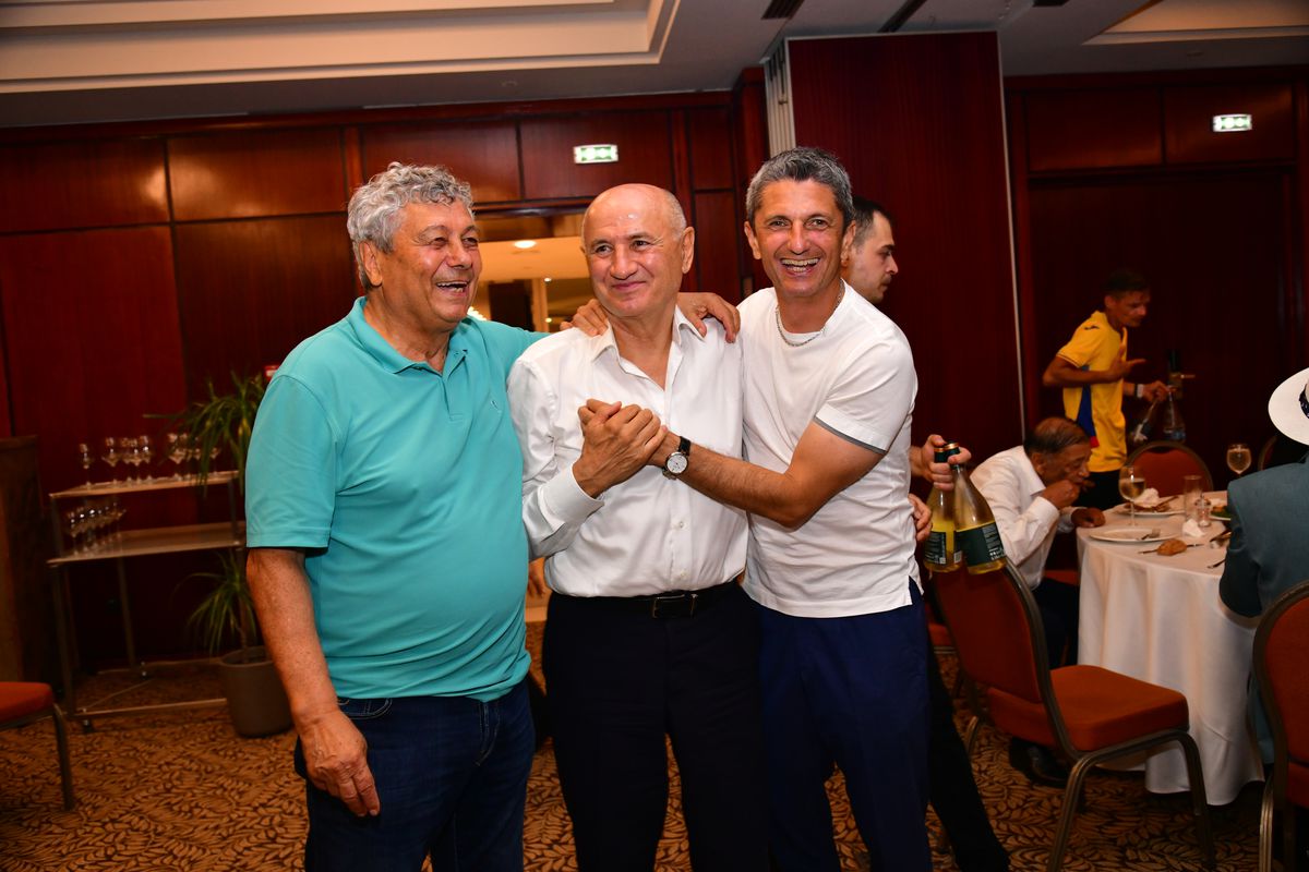 Imagini memorabile de la petrecerea lui Mircea Lucescu! George Copos a „rupt ariciul” buzunarului și a aruncat timid cu bani în lăutari