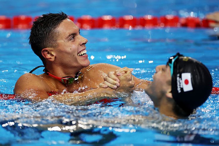 David Popovici, campion mondial la 200 de metri liber în Singapore! Imagini senzaționale la câteva secunde după triumf. Sursă: Getty Images