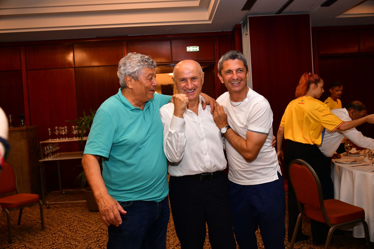 L-au făcut pe Copos să scoată banii! Imagini printre mese de la petrecerea lui Mircea Lucescu » Momentul care a declanșat o criză de râs