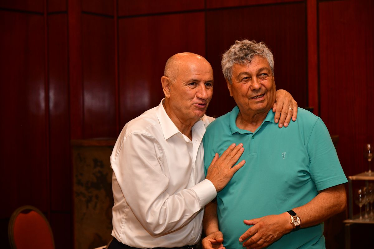 Imagini memorabile de la petrecerea lui Mircea Lucescu! George Copos a „rupt ariciul” buzunarului și a aruncat timid cu bani în lăutari