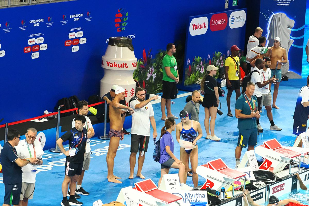 David Popovici, în finala la 200 m liber de la Campionatele Mondiale de natație