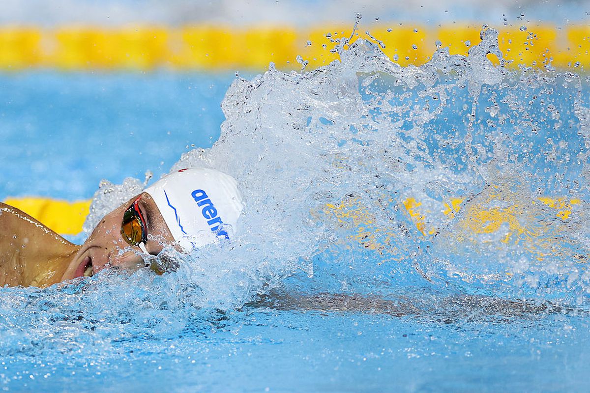 Camelia Potec, reacție după medalia de aur a lui David Popovici la 200 m liber: „Am avut o cursă de infarct”