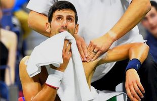 US OPEN // VIDEO Emoții mari pentru Novak Djokovic » Accidentat la umărul stâng și chinuit de dureri, sârbul a câștigat greu în turul II la US Open
