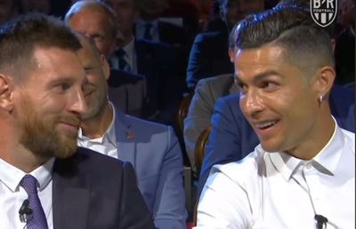 VIDEO VIRAL Cristiano Ronaldo și Leo Messi, moment MEMORABIL la gala UEFA: „Aceiași doi tipi, pe același podium, mereu!”