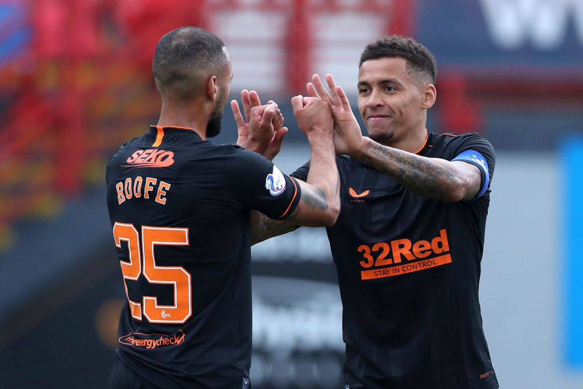 FOTO HAMILTON - RANGERS // gol Ianis Hagi // 29.08.2020