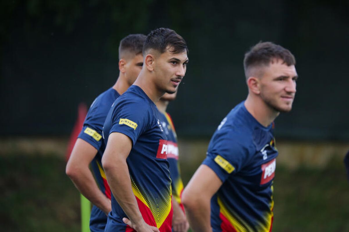 Imagini de la primul antrenament al „naționalei” României înainte de meciul cu Islanda