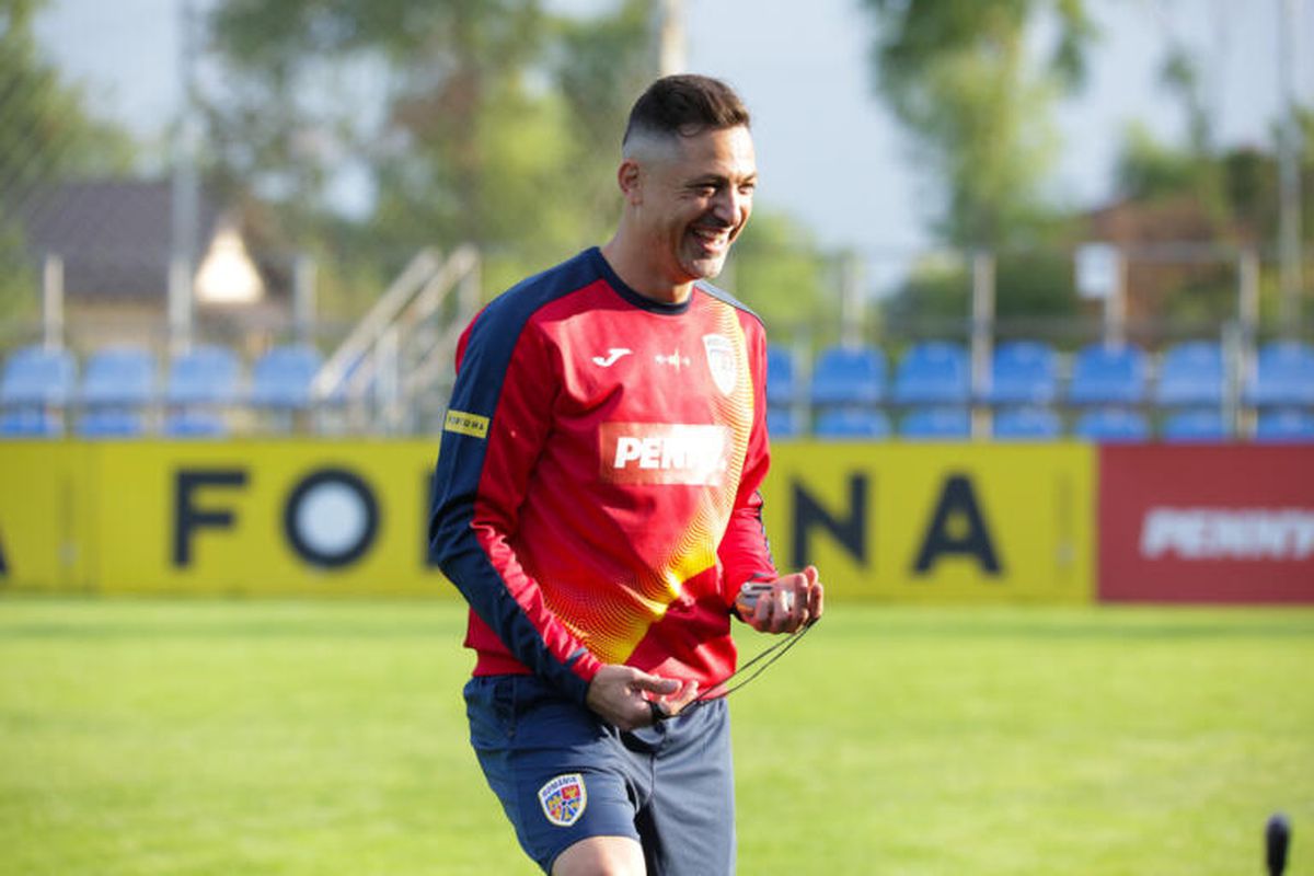 Imagini de la primul antrenament al „naționalei” României înainte de meciul cu Islanda