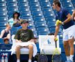 Simona Halep și antrenorul Patrick Mouratoglou în timpul unui antrenament de la Flushing Meadows FOTO Imago Images
