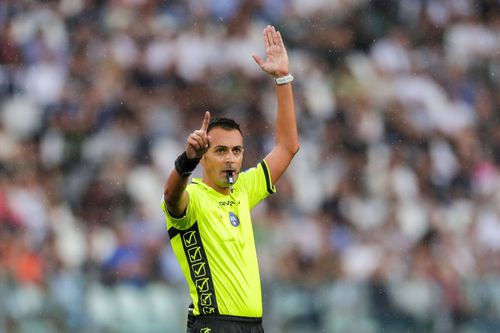 Marco Di Bello a greșit grav și a influențat rezultatul meciului Juventus - Bologna, de la Torino (foto: Imago)