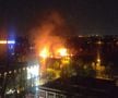 Incendiu de vegetație în parcul IOR / FOTO: Captură @Antena 3