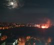 Incendiu puternic în parcul IOR din București » Fumul a ajuns în mai multe zone ale Capitalei