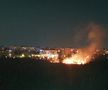 Incendiu puternic în parcul IOR din București » Fumul a ajuns în mai multe zone ale Capitalei