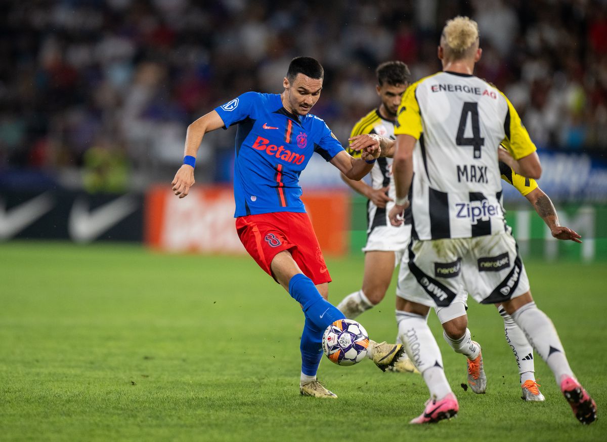 FCSB - LASK, imagini din timpul meciului, foto: Raed Krishan (GSP)