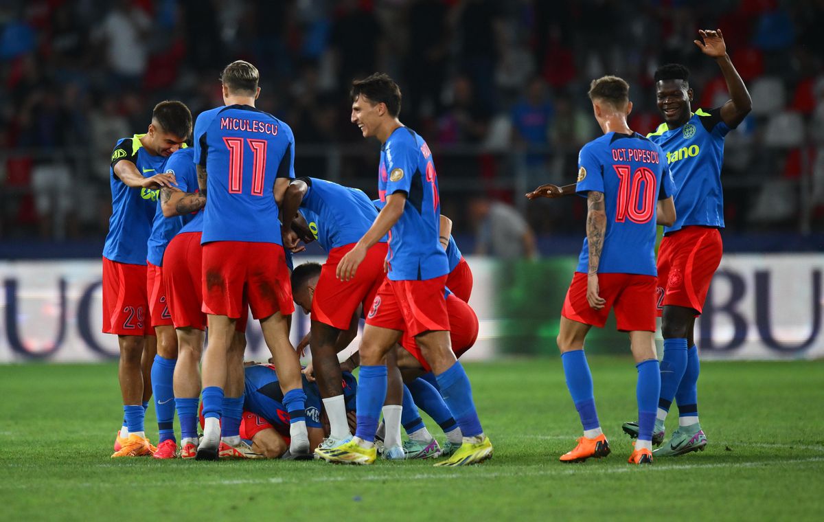 FCSB, imaginile fericirii după calificarea în Europa League/ foto: Raed Krishan (GSP)