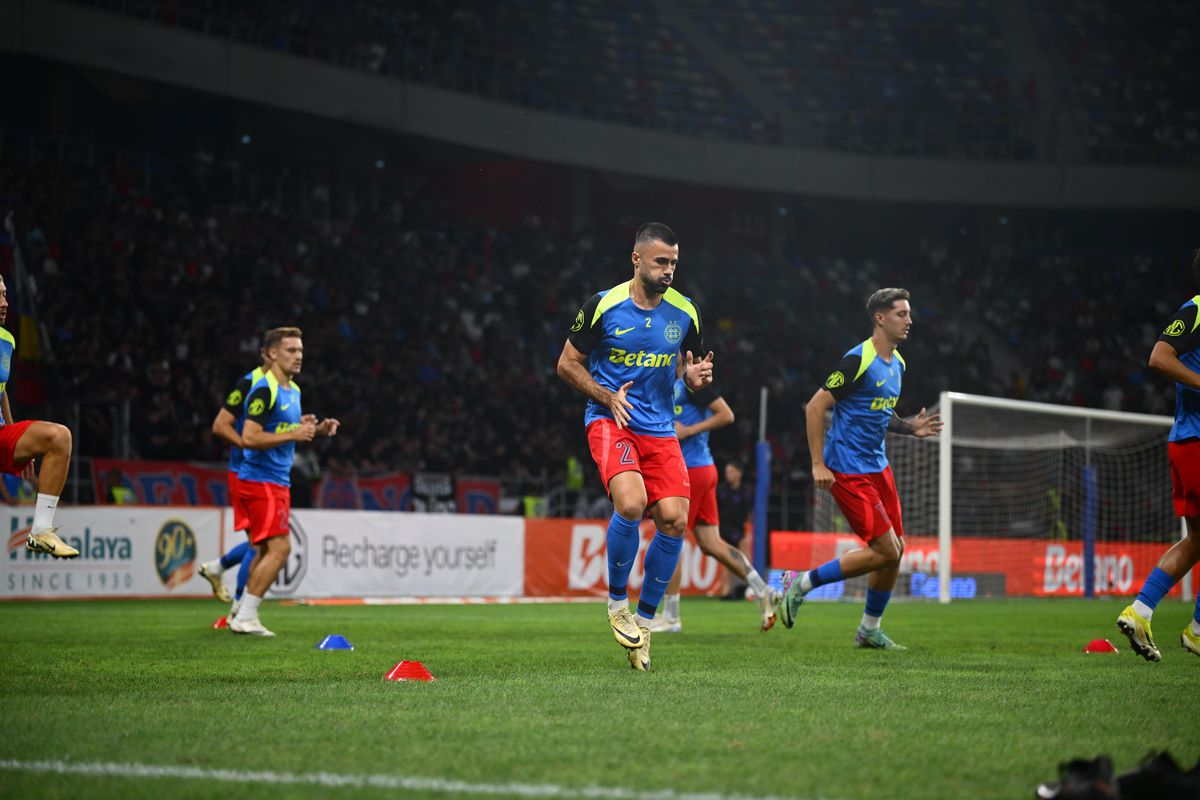 FCSB - LASK, înainte de meci, foto: Raed Krishan (GSP)