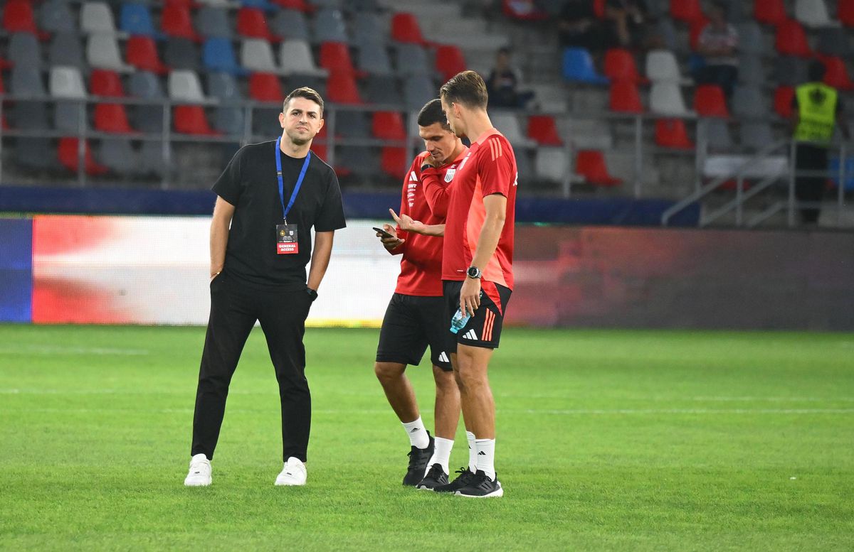 FCSB - LASK, înainte de meci, foto: Raed Krishan (GSP)