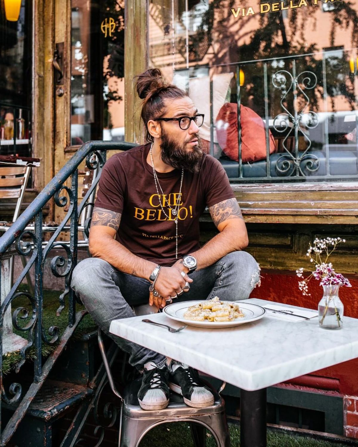 Jucătorii italieni au un loc favorit în New York în timpul US Open. Și un fan frenetic, proprietarul restaurantului care a renăscut din donații