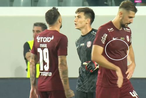 CFR Cluj a jucat fără sponsorul principal pe tricouri cu Pafos