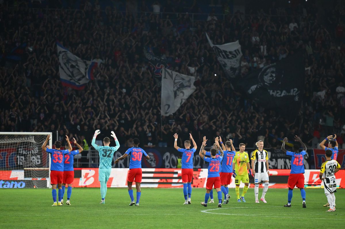 FCSB - LASK, imagini din timpul meciului, foto: Raed Krishan (GSP)