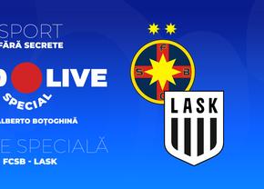 Ediție specială GSP Live » Comentăm împreună cu Raul Rusescu meciul FCSB - LASK, din returul play-off-ul-ul Europa League
