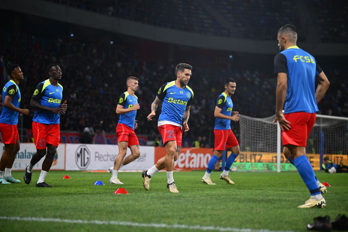 FCSB - LASK, înainte de meci, foto: Raed Krishan (GSP)